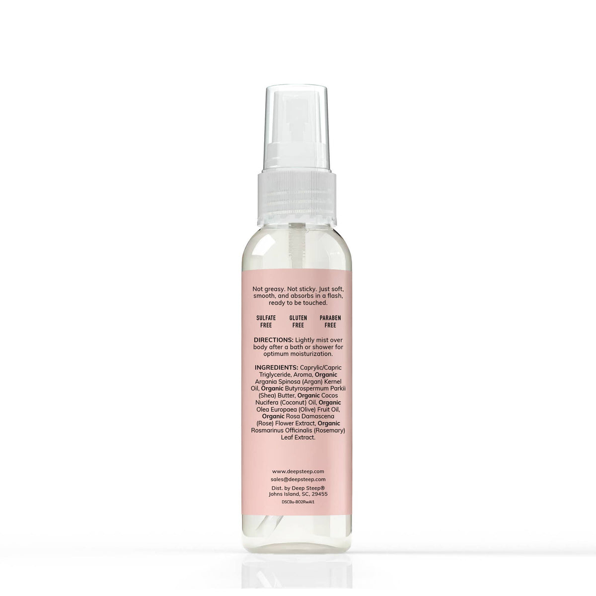 Rosewater Aloe Silky Hydrating Dry Body Oil 2oz