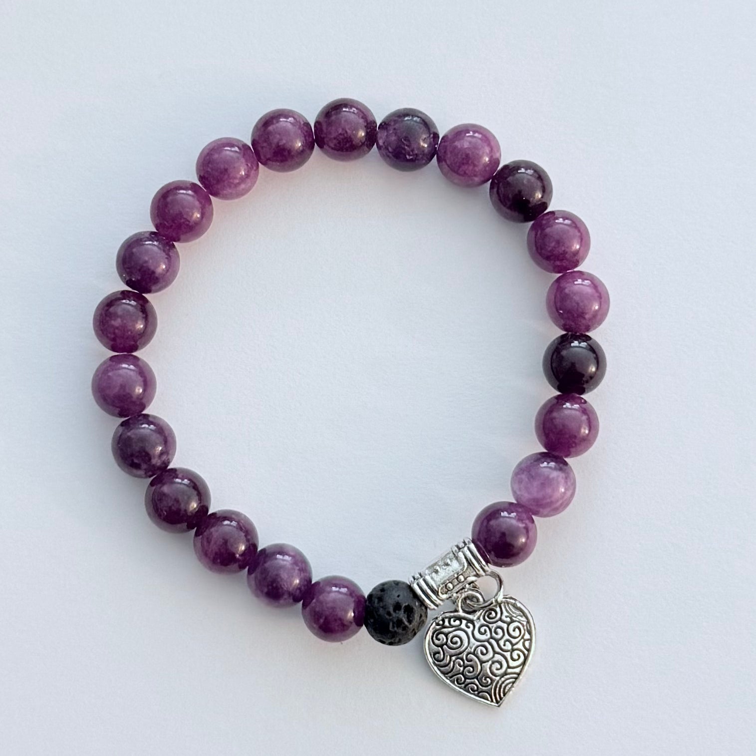 Amethyst Essential Oil Diffuser Elastic Bracelet