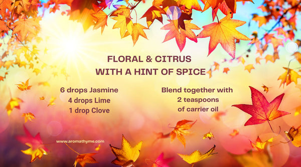 Floral & Spice Essential Oil Fall Recipe