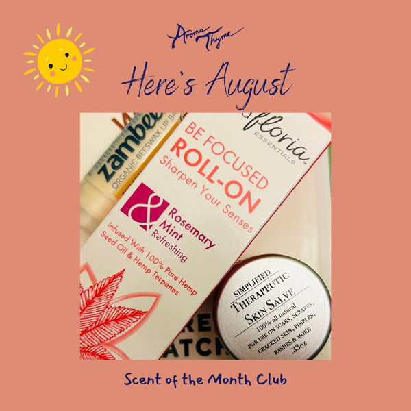 Unboxing The August Scent of the Month Aromatherapy Subscription