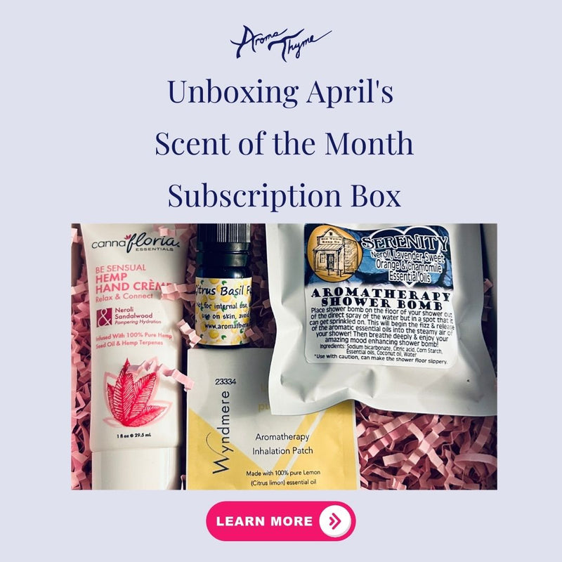 Scent of the Month Aromatherapy Essential Oil Subscription Box