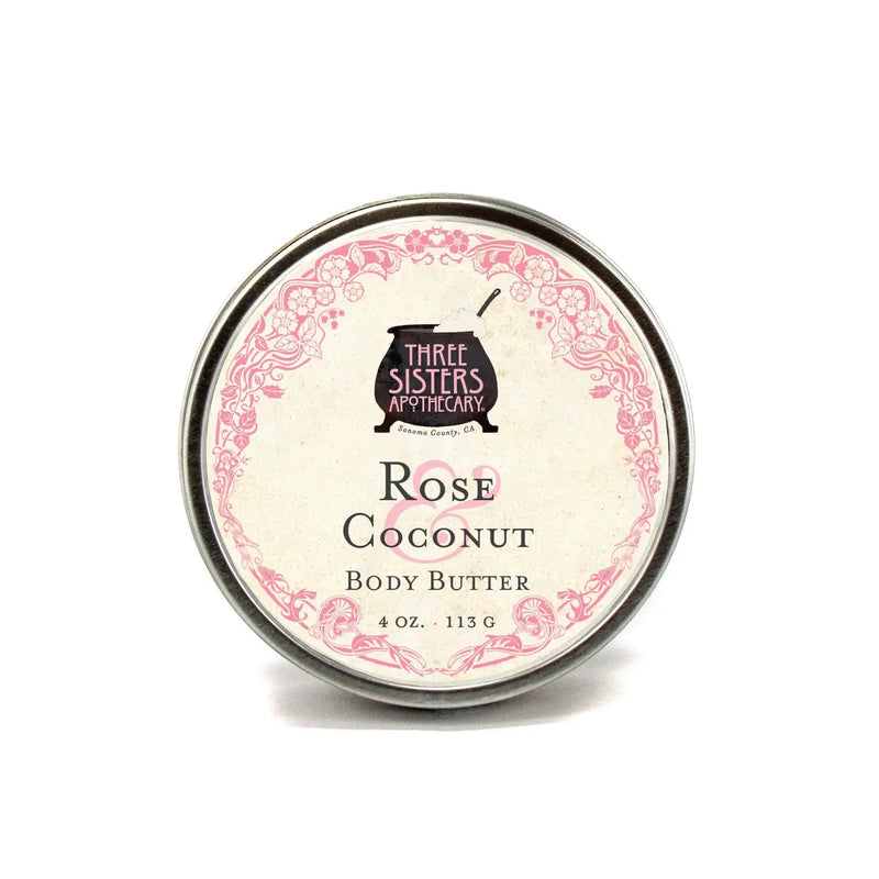 rose coconut body butter 4oz