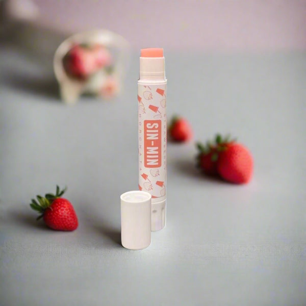 Strawberry Horchata Lip Balm Sin Min