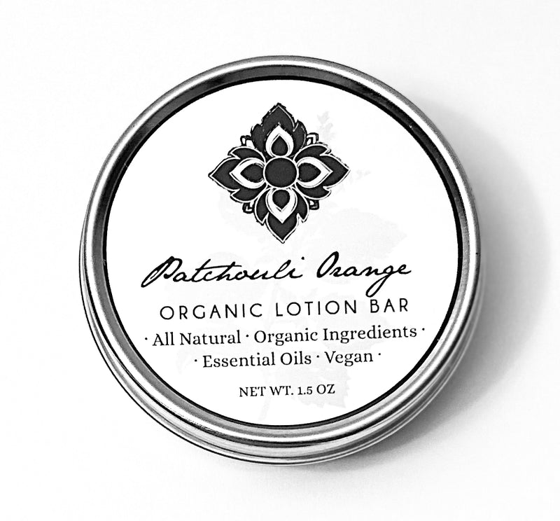 Patchouli Orange Organic Lotion Bar